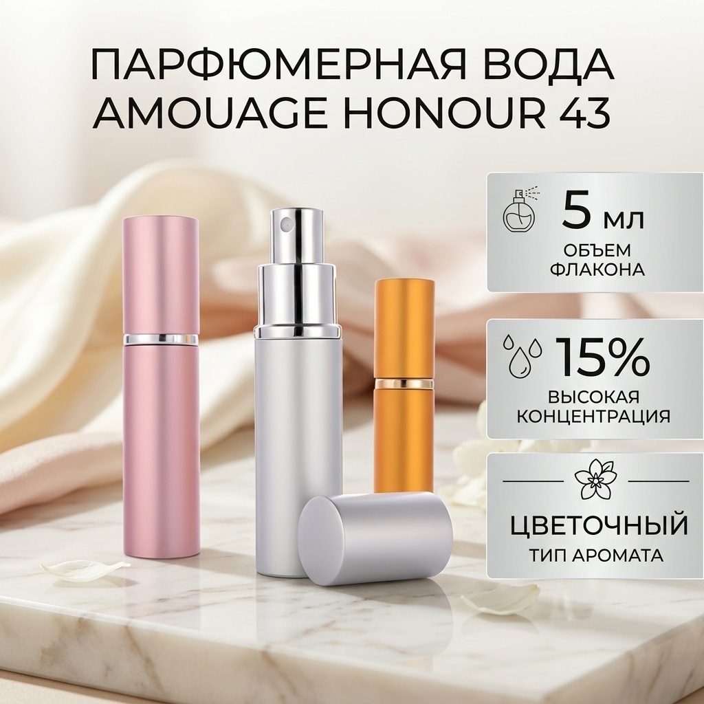 Amouage Honour 43 парфюмерная вода EDP 5 мл, для женщин