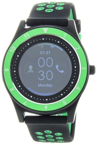 Smart Watch W10 44 мм черный-зеленый