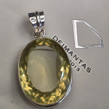 Подвеска Deimantas 129351197 вес 14.5 г серебро, кварц