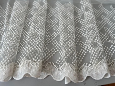 Тюль ZereTex 300x240 см 1 шт, полиэстер, айвори
