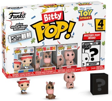 Funko Bitty POP! Disney Toy Story Jessie+Bullseye+Hamm+Mystery (1 of 4) 2 см 4 шт