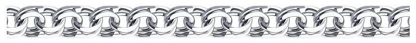 Diamant V55431 длина 22 см, вес 13.35 г серебро, плетение бисмарк