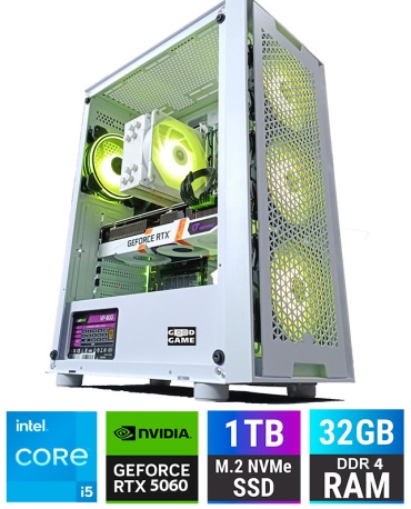 GoodGame i5-14400F / RTX 5060 8 Гб / 32 Гб /  SSD 1000 Гб / Win 11 Pro