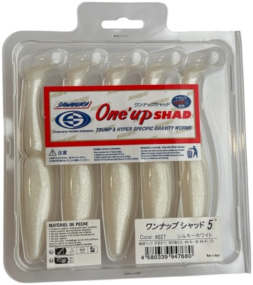 Мягкая приманка SAWAMURA One'Up Shad 5 #027 5 шт 127 мм