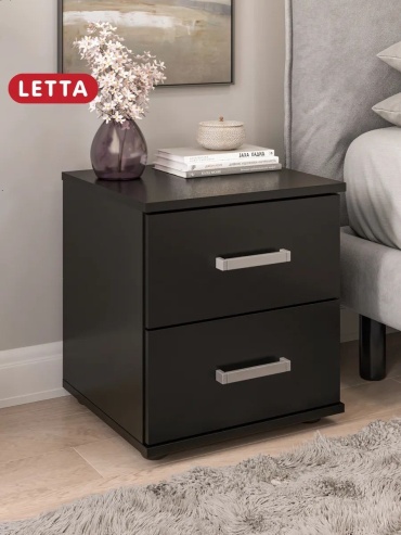 Тумба Letta Basic, 40x44.5x38.6 см, черный