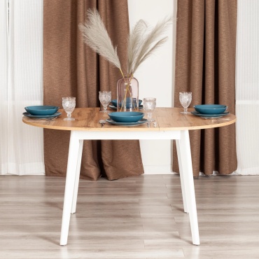 Обеденный стол Tetchair Svelto, 105х105x75 см, ЛДСП, белый