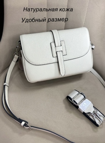 Сумка кросс-боди Vi&Ki натуральная кожа молочный