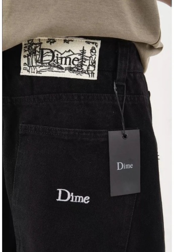 Джинсы прямые DIME черный
