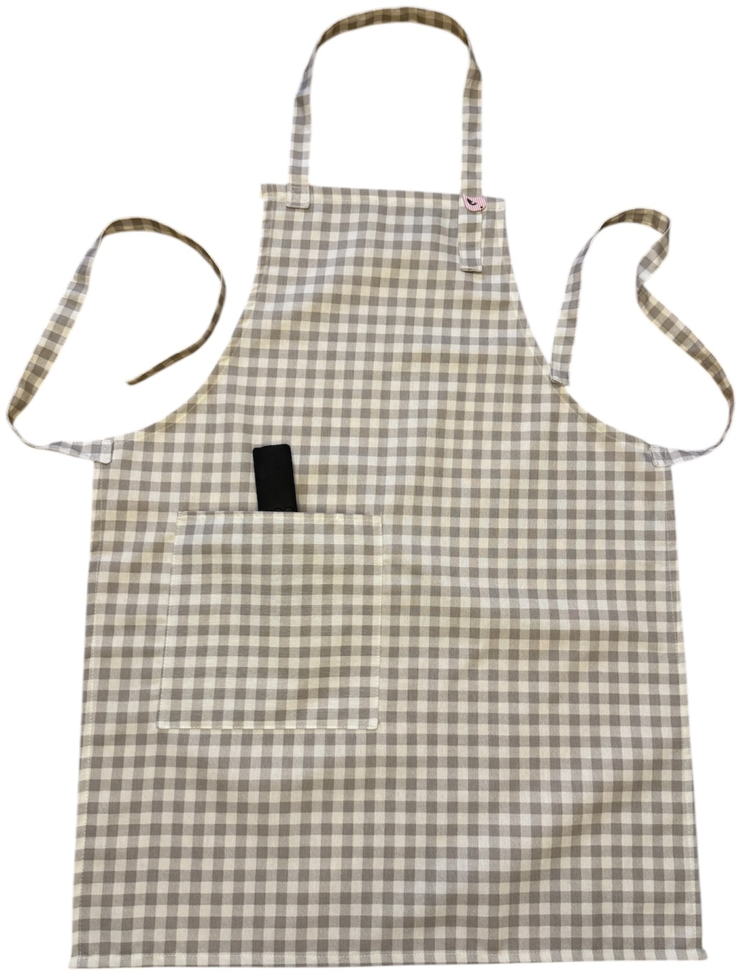 Фартук домашний R.I.Textile 5575FAR 75x55 см ДАК, белый, бежевый