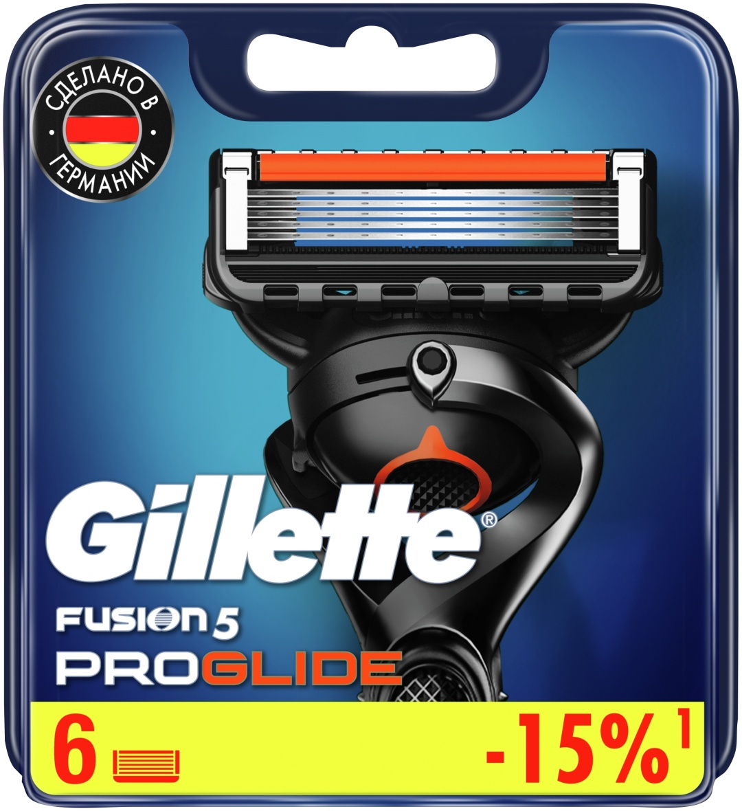 Gillette Fusion5 Proglide сменные кассеты 6 шт