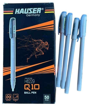 Ручка шариковая HAUSER H6229 -50 50 шт, 0.6 мм, цвет чернил зеленый
