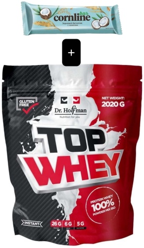 Протеин Dr.Hoffman Top Whey сникерс+ батончик Cornline Snickers 2020 г