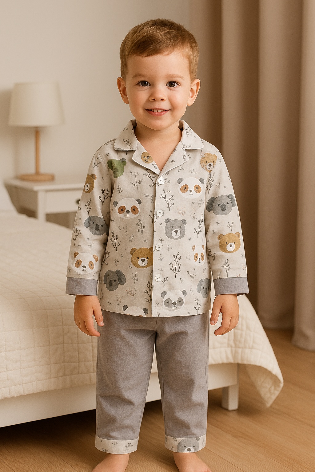 Пижама KIDSROOM серый, мультиколор