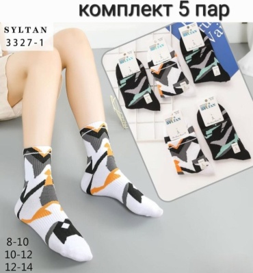 Носки SYLTAN 3327 5 пар мультиколор 12-14 лет