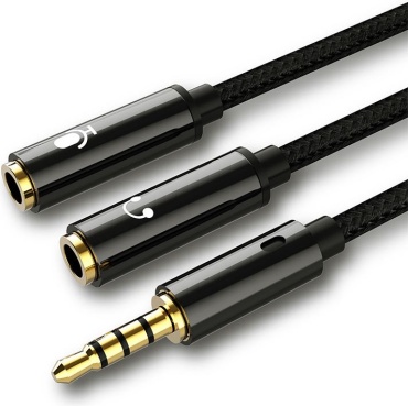 Переходник LuxVoice 3.5 mm jack - 3.5 mm jack 0.25 м