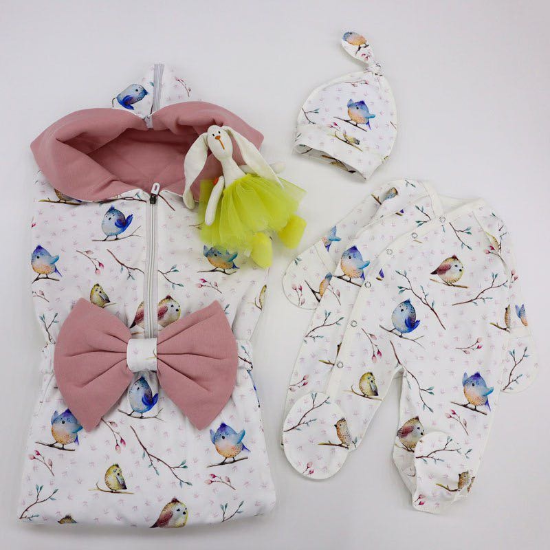 Комплект Dana Baby белый, розовый