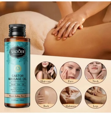 SADOER Castor Oil Base Massage Oil Массажное масло на основе касторового масла масло для тела 100 г