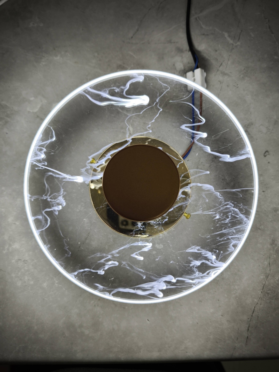Бра настенный LED, золотистый