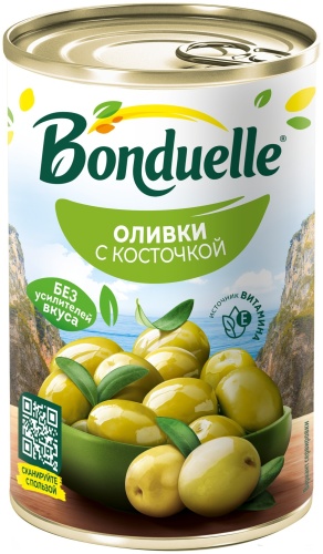 Bonduelle оливки с косточкой 314 мл