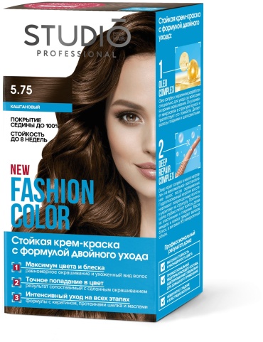 STUDIO PROFESSIONAL FASHION COLOR 5.75 крем-краска 115 мл