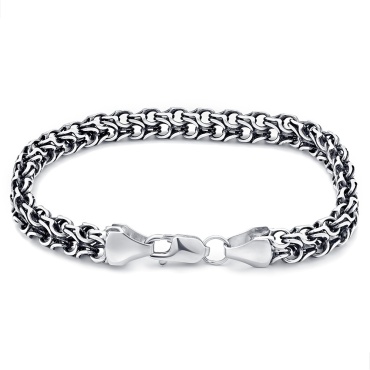 Lucente Silver BRA-LU-925-6427913-20 длина 20 см, вес 20.39 г серебро, плетение рамзес