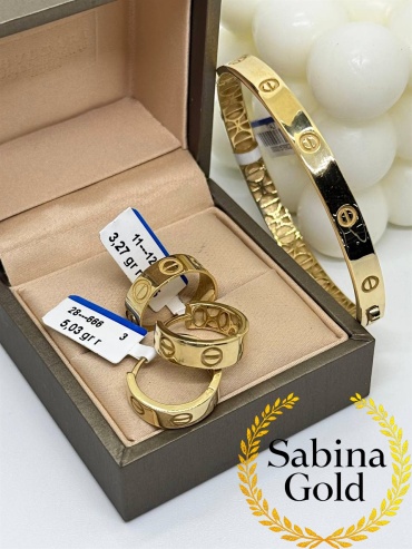 Sabina Gold KMP-SBN-1672 вес 16.37 г золото, без вставок