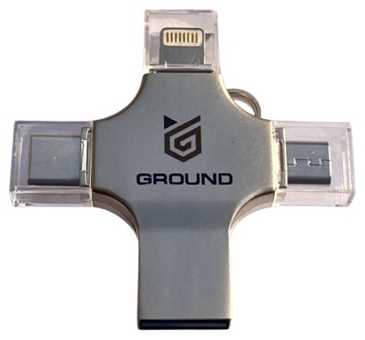 USB Flash карта FL-1.00 1024 Гб серебристый