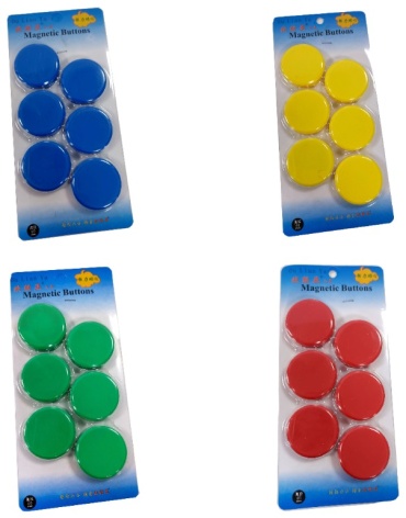Магнит Ou Lian YA Magnetic Buttons мультиколор
