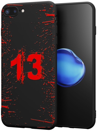 Чехол Mcover для Apple iPhone 7 Plus, iPhone 8 Plus черный