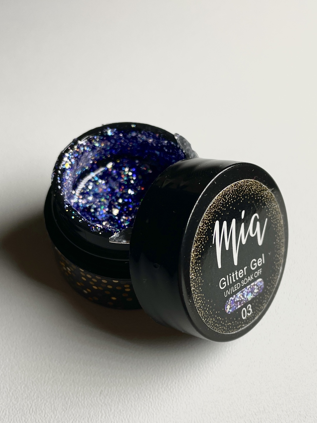 Mia гель для дизайна Glitter gel 03 5 мл
