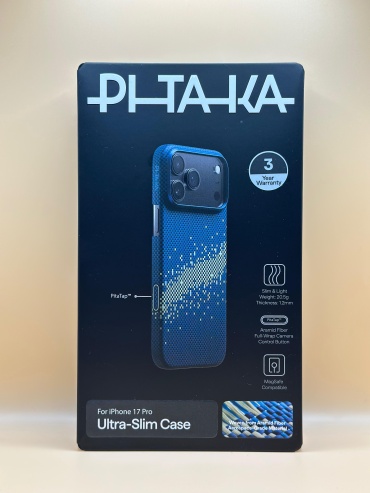 Чехол Pitaka для Apple iPhone 17 Pro темно-синий