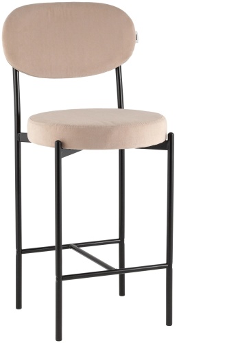 Барный стул SK Trade Бриф Original N, 101x47x49 см, бежевый, черный 1 шт.