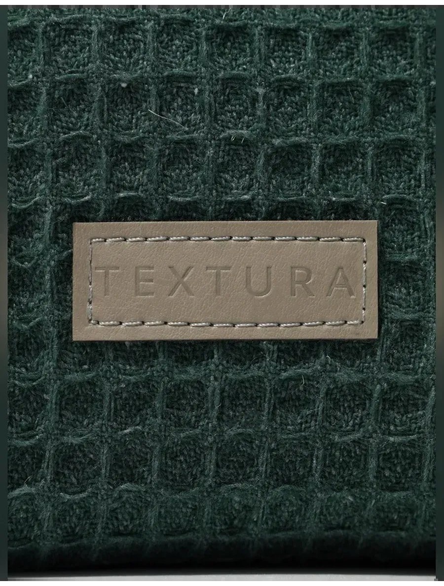 Косметичка текстиль зеленый 12X24 см