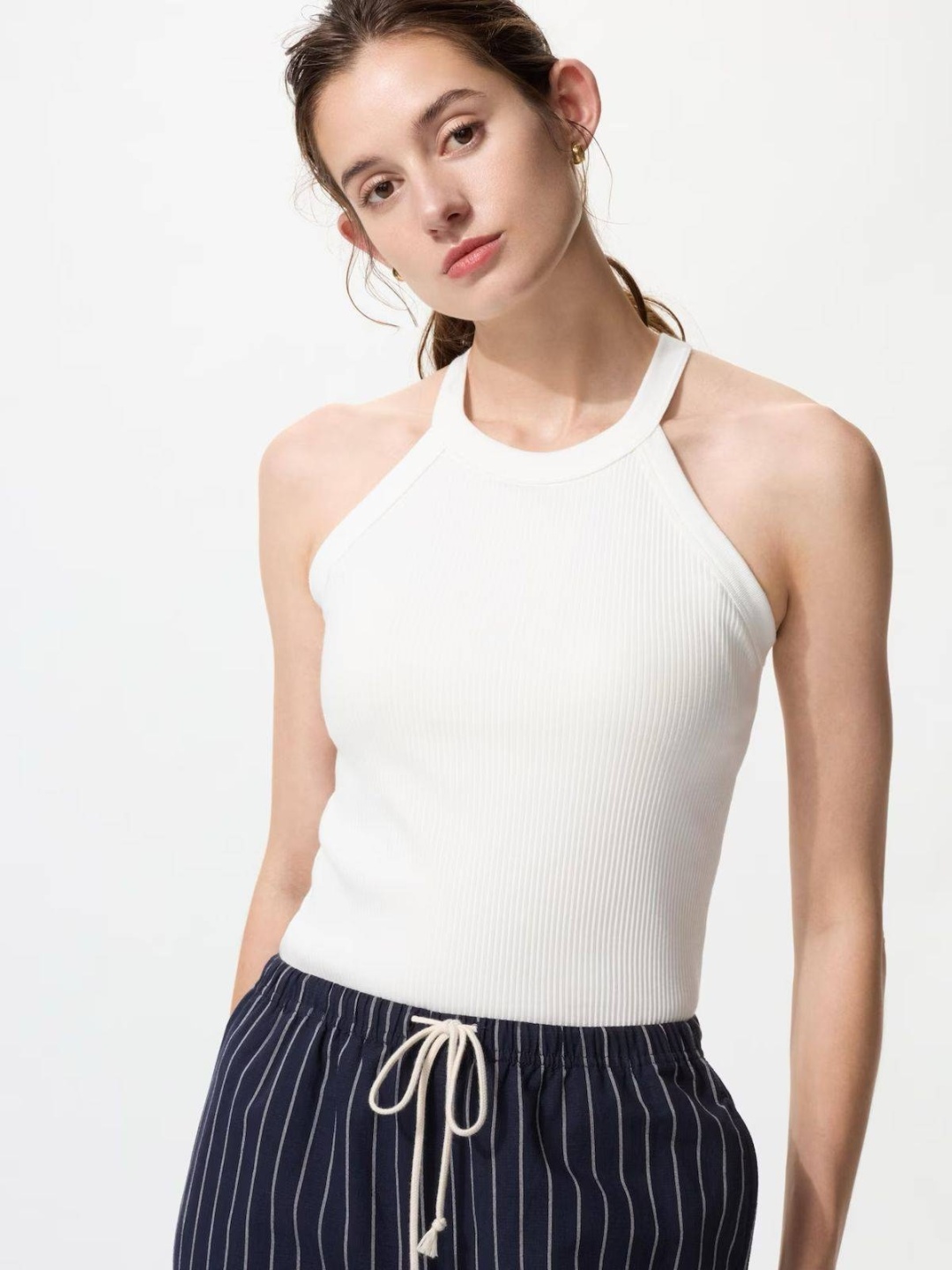 Майка Uniqlo белый