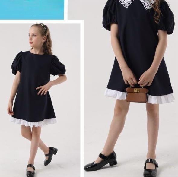 Школьное платье платье FASHION CLASSICS синий