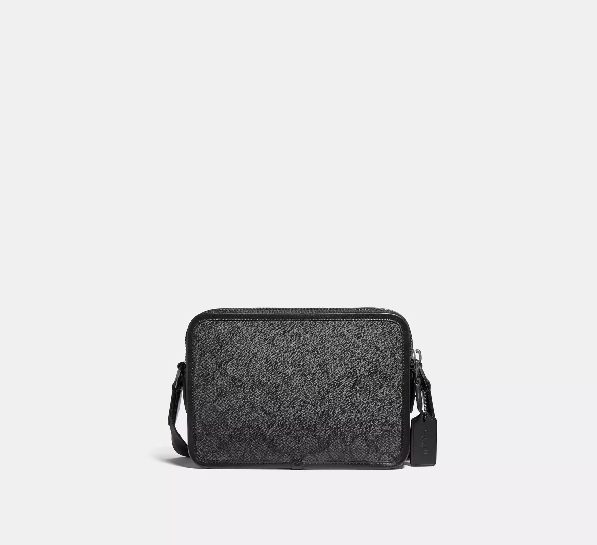 Сумка кросс-боди Coach натуральная кожа черный