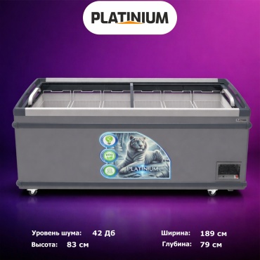 Platinium PLSD-650S 602 л серый