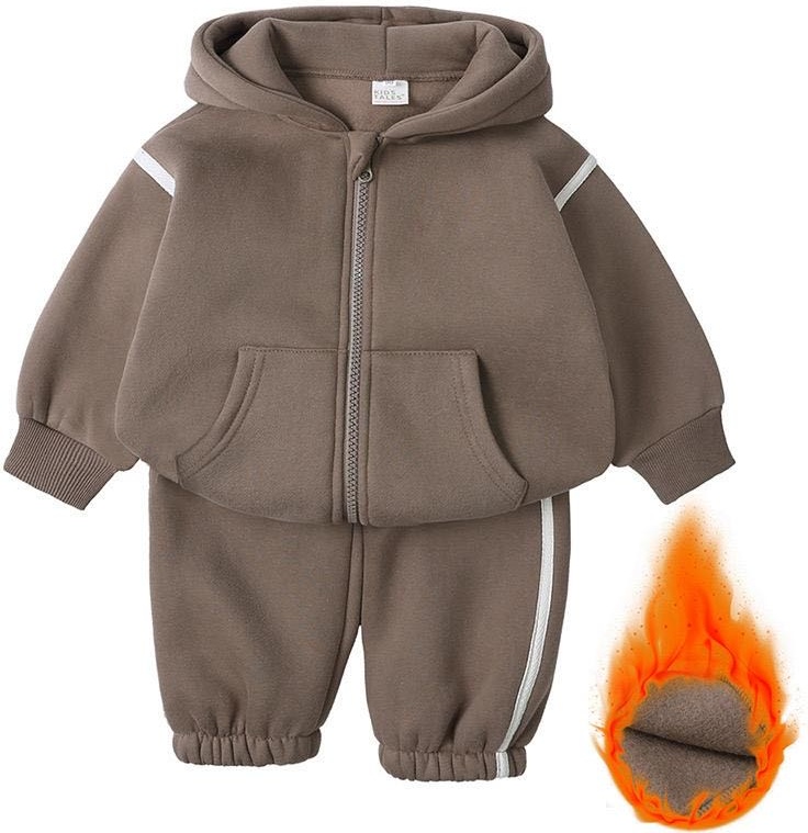 Спортивный костюм AmiShop коричневый