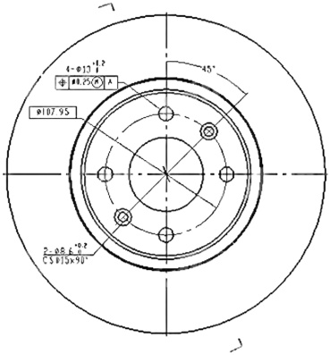 Диски PATRON передние PBD 2796