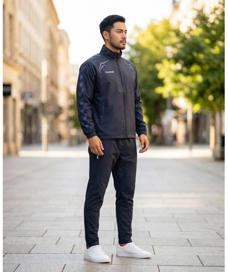 Спортивный костюм Hummel голубой, темно-синий