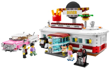 Конструктор LEGO Закусочная 1950-х годов 910011, деталей 1379 шт