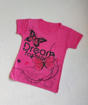 Футболка Shirin Moda малиновый