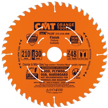 Пильный диск по фанере CMT 272.200.48M, 200x30 мм, 48Т