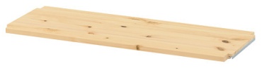 IKEA полка IVAR, 83x30 см, дерево, 1 шт