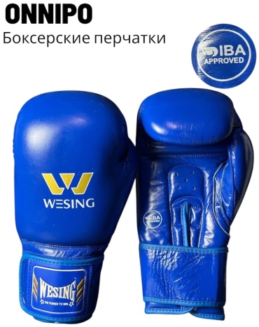Боксерские перчатки ONNIPO 12 oz синий
