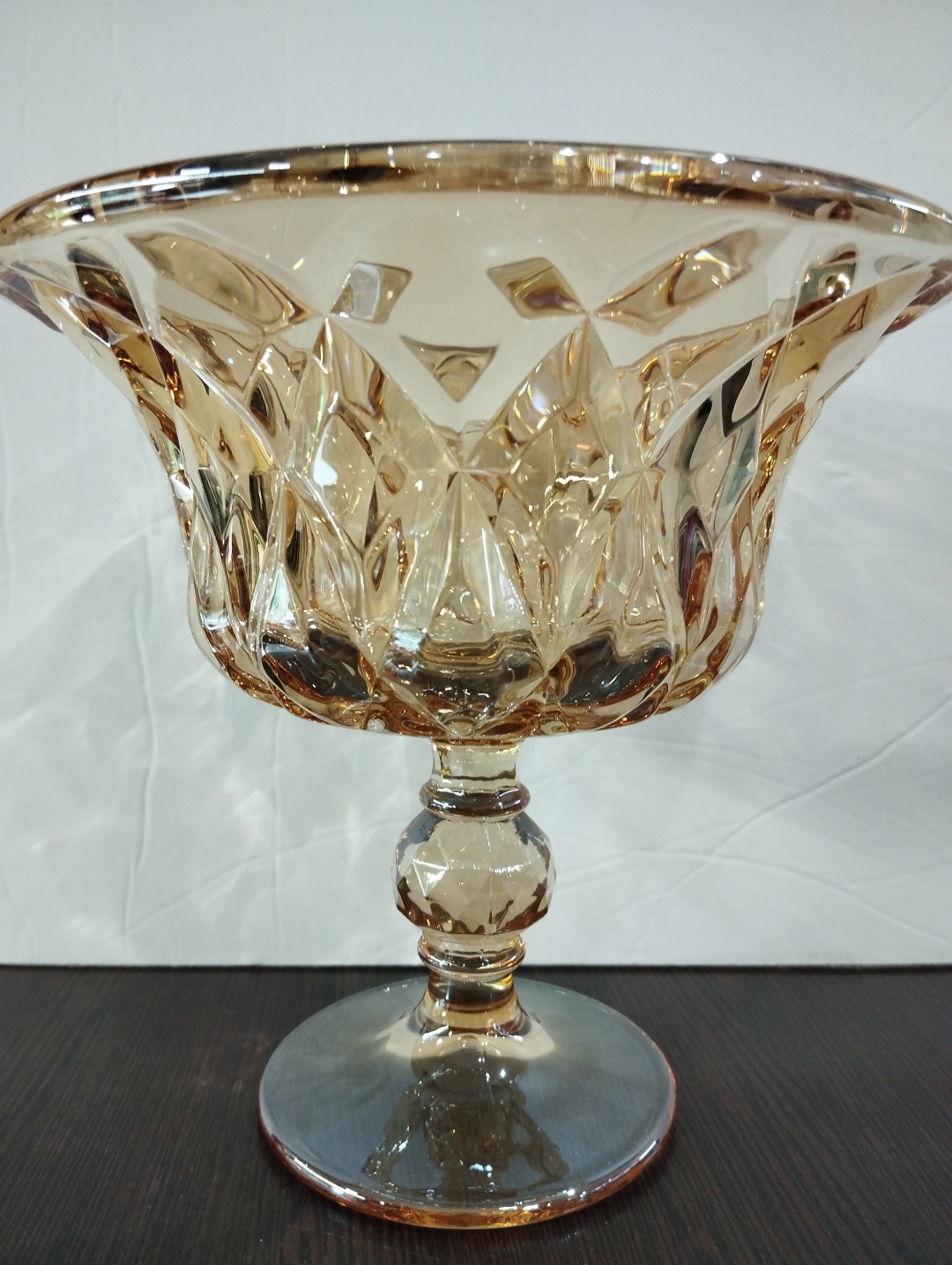 Фруктовница GLASS 1 шт, стекло, 20х20 см