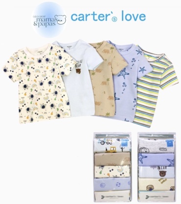 Набор футболок carters love мультиколор