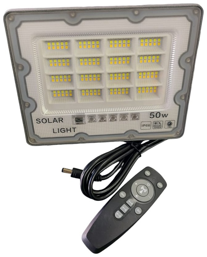 Прожектор на дуге крепления Solar light 50 Вт, теплый белый