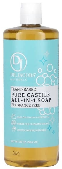 Жидкое мыло туалетное Dr. Jacobs Naturals без отдушек 900 г