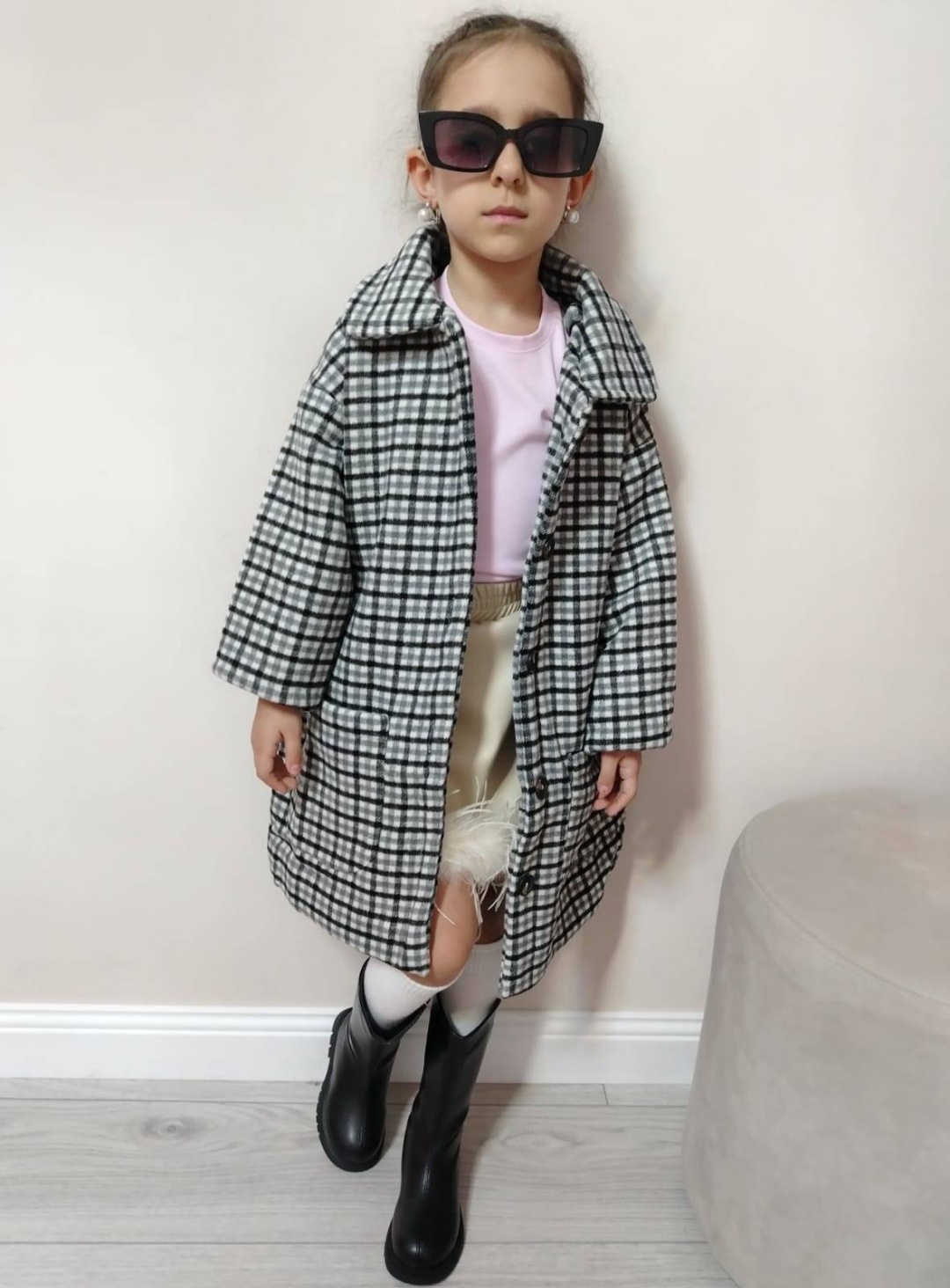Пальто AYLIN COLLECTION серый